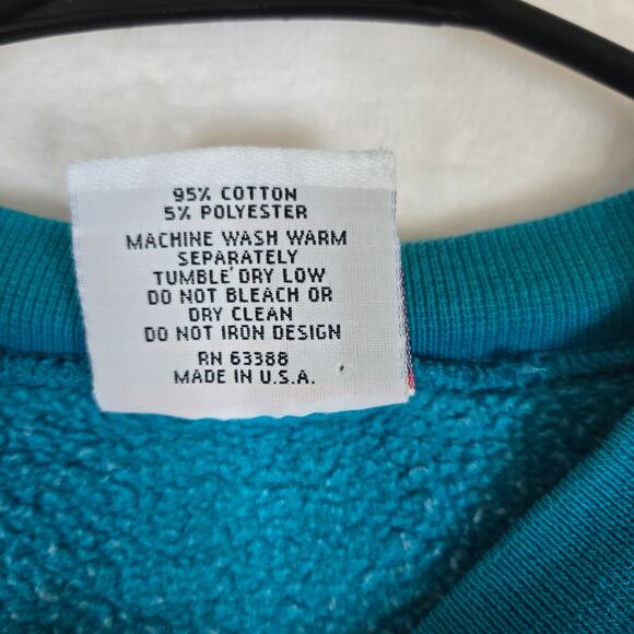 VTG Charlotte Hornets Basketball Sweatshirt Mens Large Logo Athletic 0826 - Picture 8 of 12